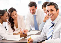 picture of business team working